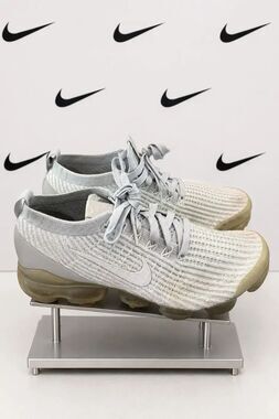 Nike Air VaporMax Flyknit 3 Pure Platinum Running Shoes Women’s 8.5